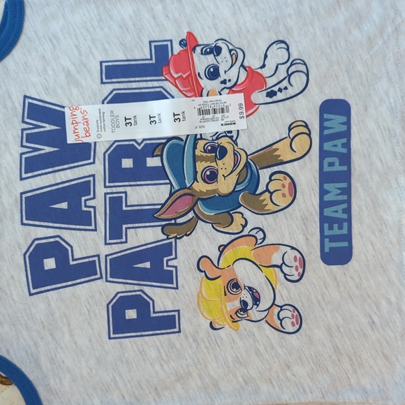 Jumping Beans Blue and Gray Tank Top with Paw Patrol Design - Picture 2 of 4